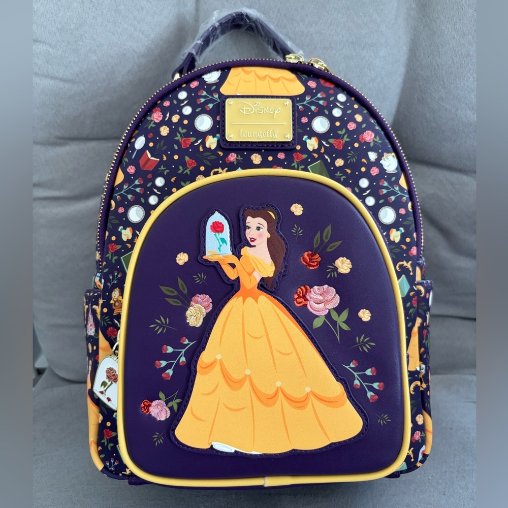 Belle Loungefly mini backpack NWT